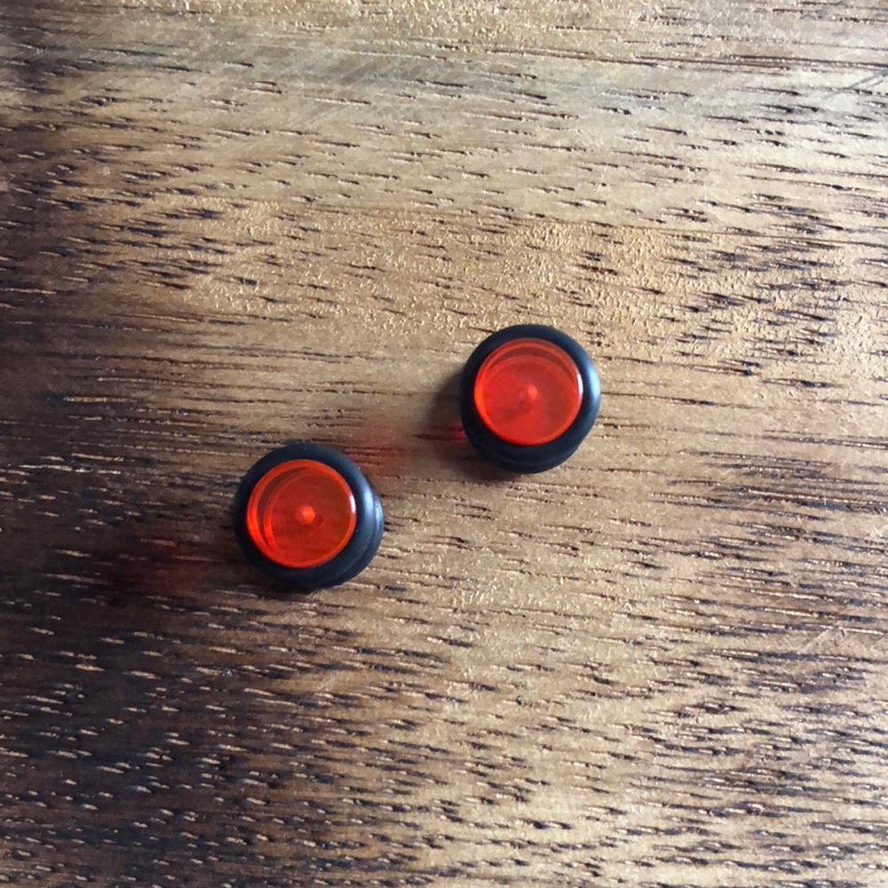 Fake plug earrings